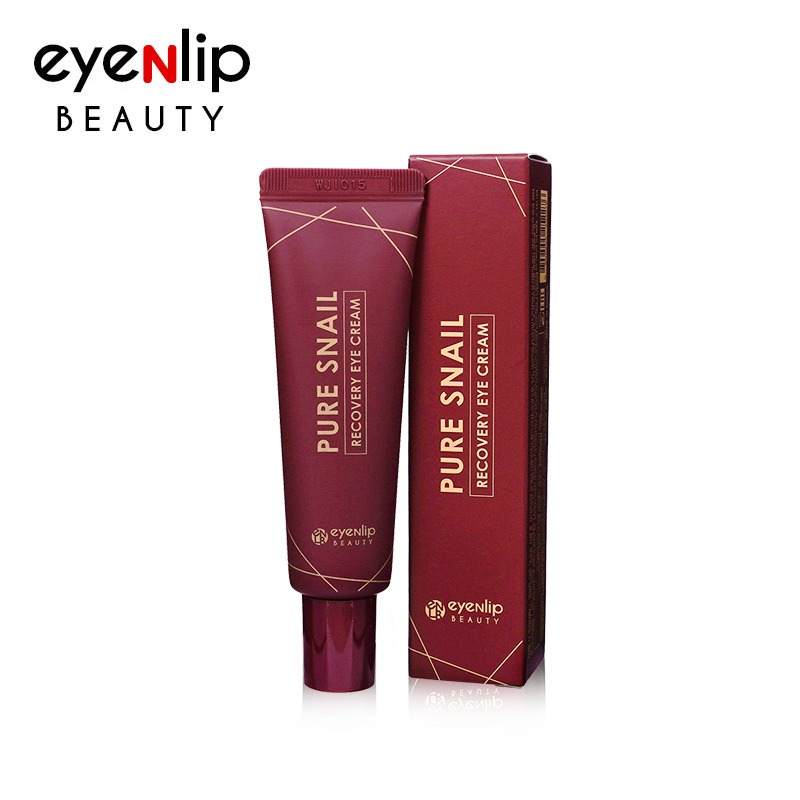 Own label brand, [EYENLIP] Pure Snail Recovery Eye Cream Tube 30ml (Weight : 47g)