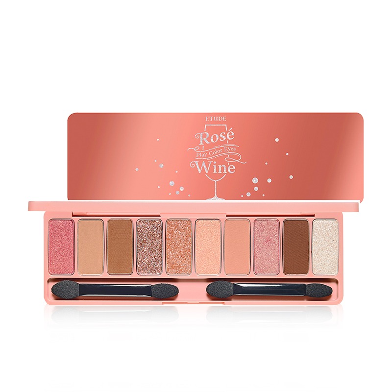 Own label brand, [ETUDE HOUSE] Play Color Eyes #Rose Wine 0.7g * 10 Colors (Weight : 96g)