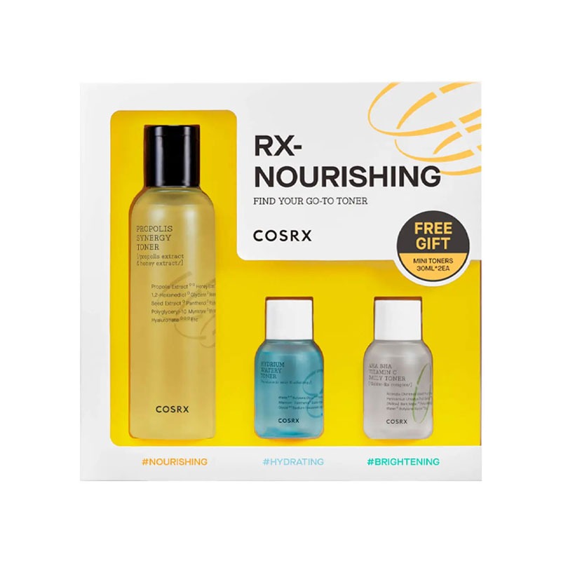 Own label brand, [COSRX] Find Your Go-To Toner Promotion Set 3 Types 150ml+30ml*2 #RX-Nourishing (Weight : 399g)