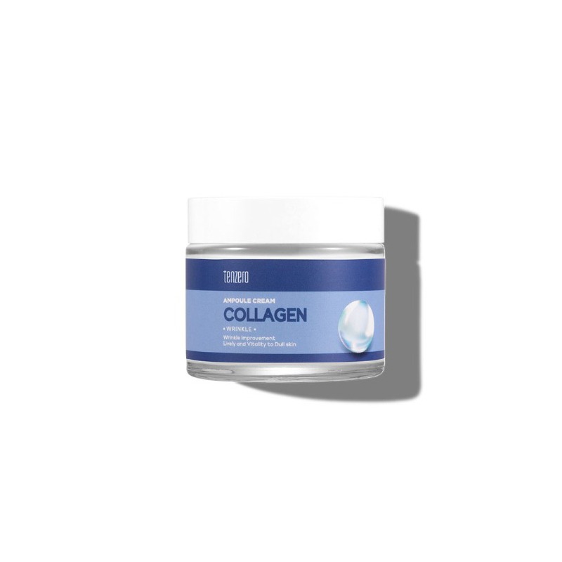 Own label brand, [TENZERO] Wrinkle Collagen Ampoule Cream 70g (Weight : 219g)