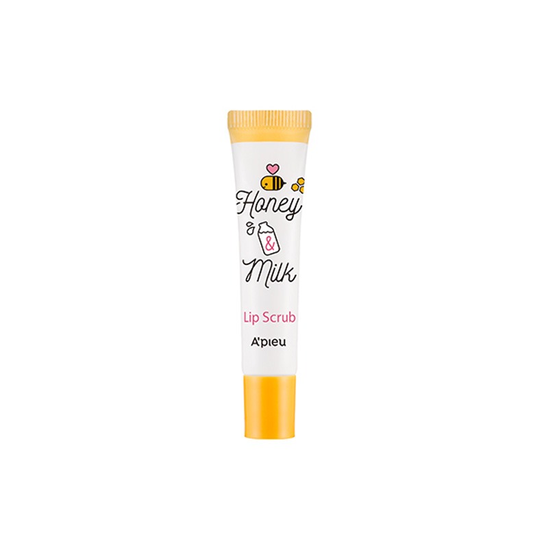 Own label brand, [A&#039;PIEU] Honey &amp; Milk Lip Scrub 8ml (Weight : 13g)