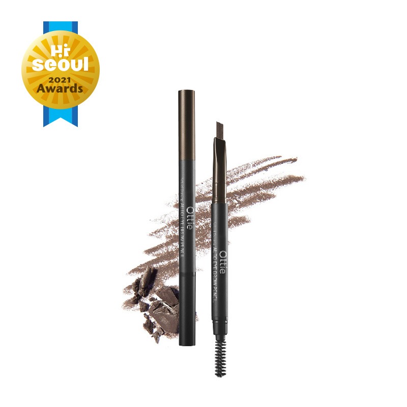 Own label brand, [OTTIE] Natural Drawing Auto Eye Brow Pencil 0.2g 5 Color (Weight : 7g)