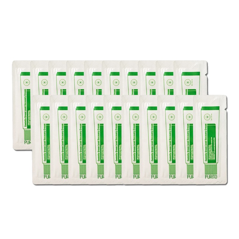 Own label brand, [PURITO] Centella Green Level Recovery Cream * 20pcs [Sample] Free Shipping