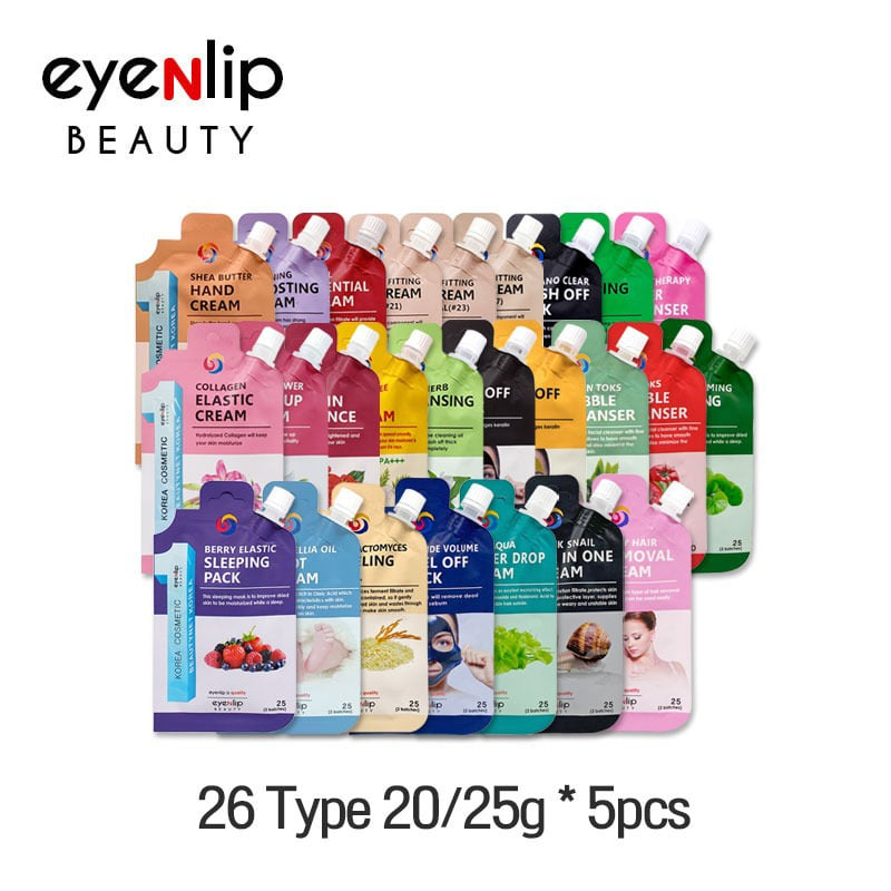 Own label brand, [EYENLIP] Spout Pouch 20/25g * 5pcs 26 Type (Weight : 160g)