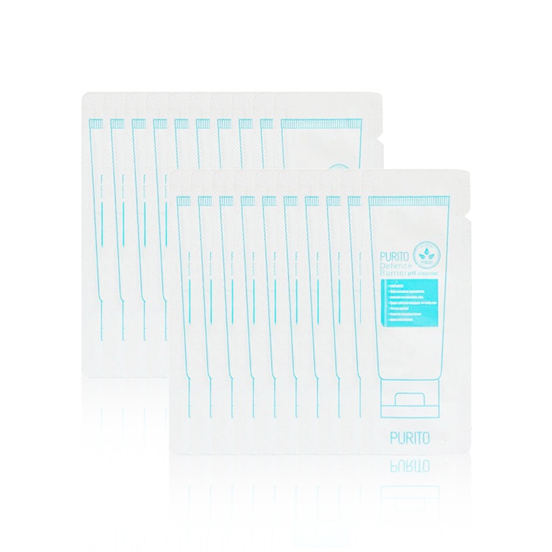 Own label brand, [PURITO] Defence Barrier pH Cleanser 1.2g * 20pcs [Sample] Free Shipping