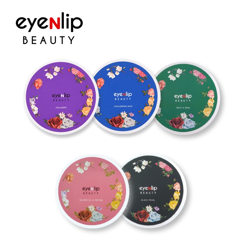 Own label brand, [EYENLIP] Hydrogel Eye Patch 84g / 87g 5 Types (60ea) (Weight : 170g)