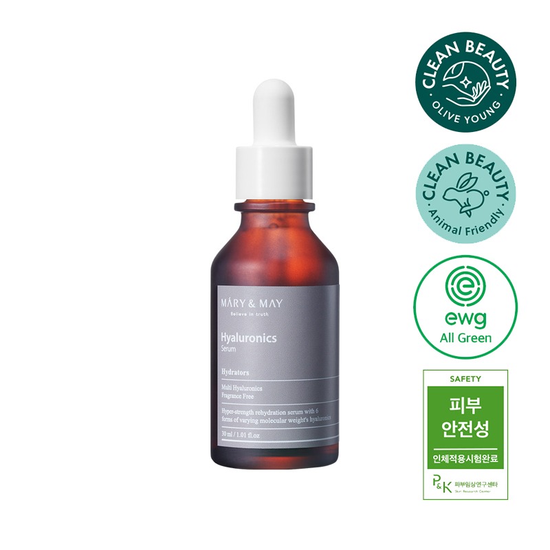 Own label brand, [MARY&amp;MAY] Hyaluronics Serum 30ml (Weight : 121g)