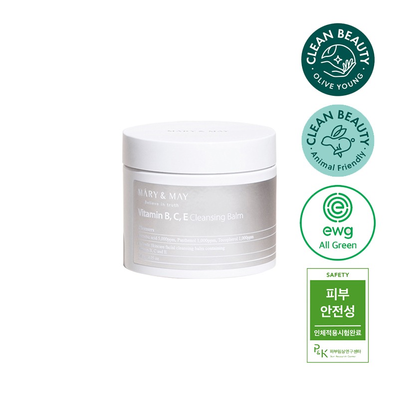 Own label brand, [MARY&amp;MAY] Vitamin B.C.E Cleansing Balm 120g (Weight : 208g)