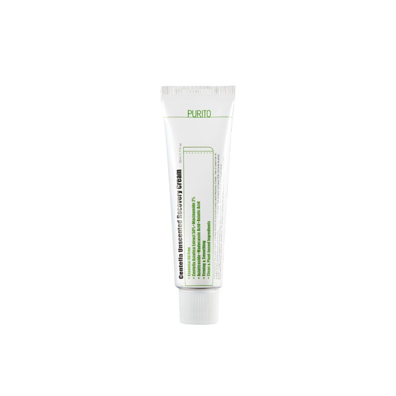 Own label brand, [PURITO] Centella Unscented Recovery Cream 50ml (Weight : 72g)