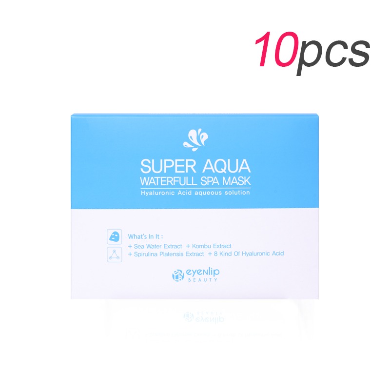 Own label brand, [EYENLIP] Super Aqua Waterfull Spa Mask 25ml * 10pcs (Weight : 363g)