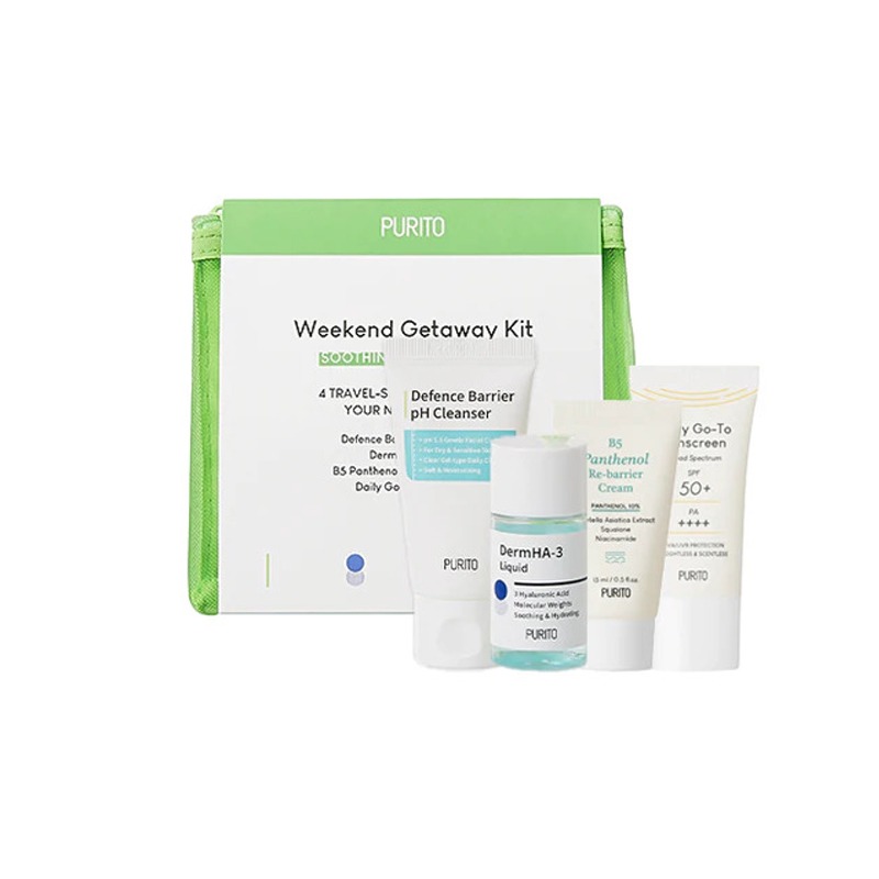 Own label brand, [PURITO] Weekend Getaway Kit (4items) (Weight : 152g)