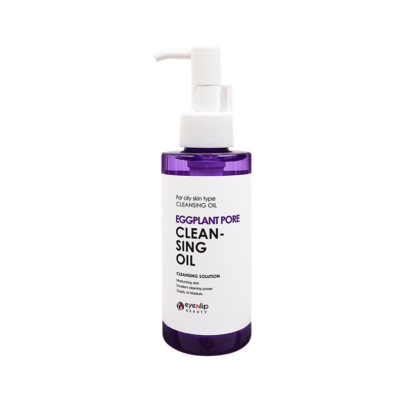 Own label brand, [EYENLIP] Eggplant Pore Cleansing Oil 150ml (Weight : 190g)