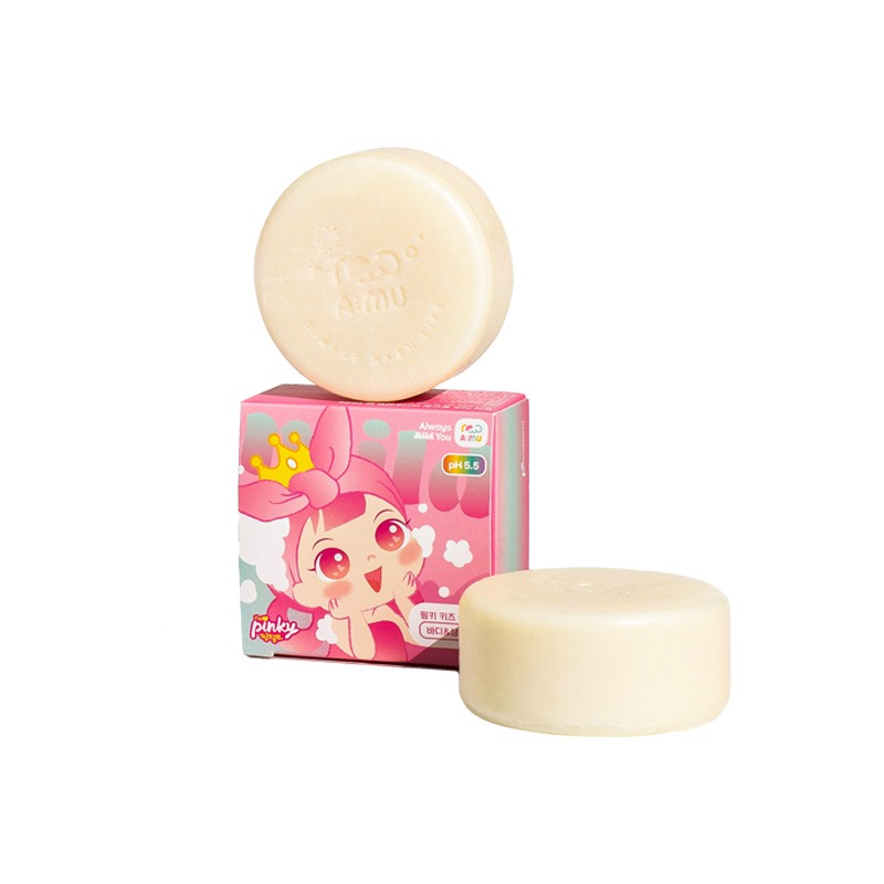 Own label brand, [I&#039;M PINKY] Pinky Kids All-In-One Body &amp; Shampoo Bar 100g (Weight : 128g)