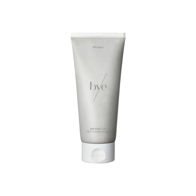 Own label brand, [B PROJECT] Bye Pore Clay Deep Cleansing Foam 130ml (Weight : 179g)