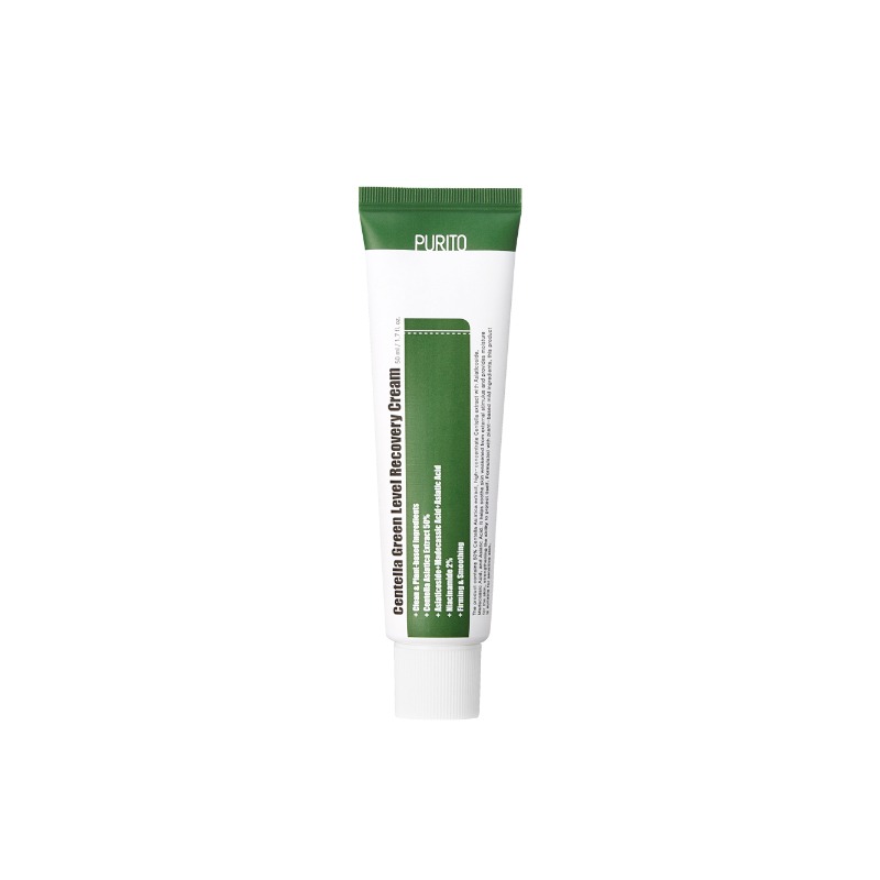Own label brand, [PURITO] Centella Green Level Recovery Cream 50ml (Weight : 71g)