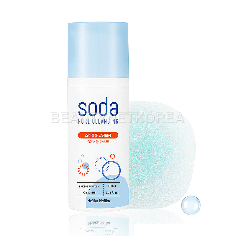 Own label brand, [HOLIKA HOLIKA] Soda Pore Cleansing O2 Bubble Mask 100ml (Weight : 207g)