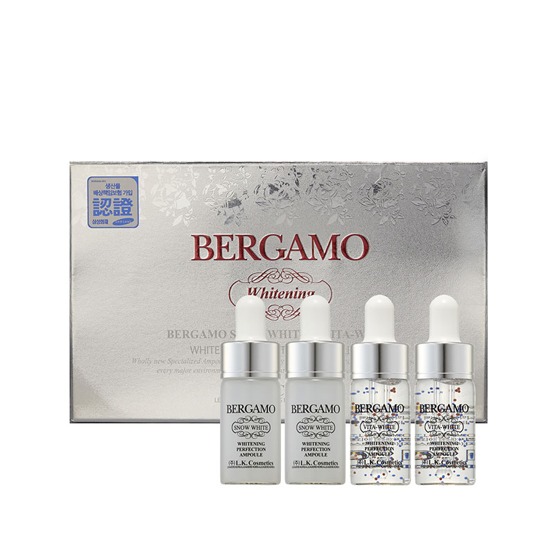 Own label brand, [BERGAMO] Whitening Perfection Ampoule Set 13ml * 4ea (Weight : 166g)