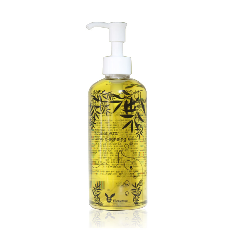 Own label brand, [ELIZAVECCA] Milky Wear Natural 90% Olive Cleansing Oil 300ml  (Weight : 372g)