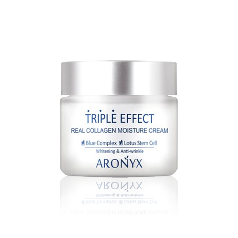 Own label brand, [MEDI FLOWER] Aronyx Triple Effect Real Collagen Moisture Cream 50ml  (Weight : 162g)