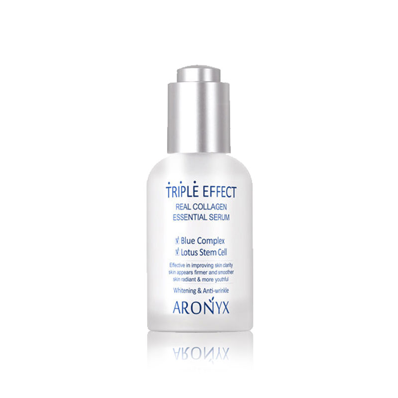 Own label brand, [MEDI FLOWER] Aronyx Triple Effect Real Collagen Essential Serum 50ml (Weight : 160g)