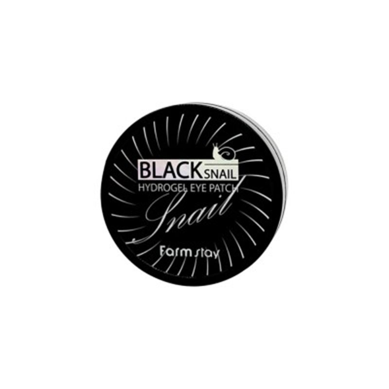 Own label brand, [FARM STAY] Black Snail Hydrogel Eye Patch 90g (60pcs) (Weight : 209g)