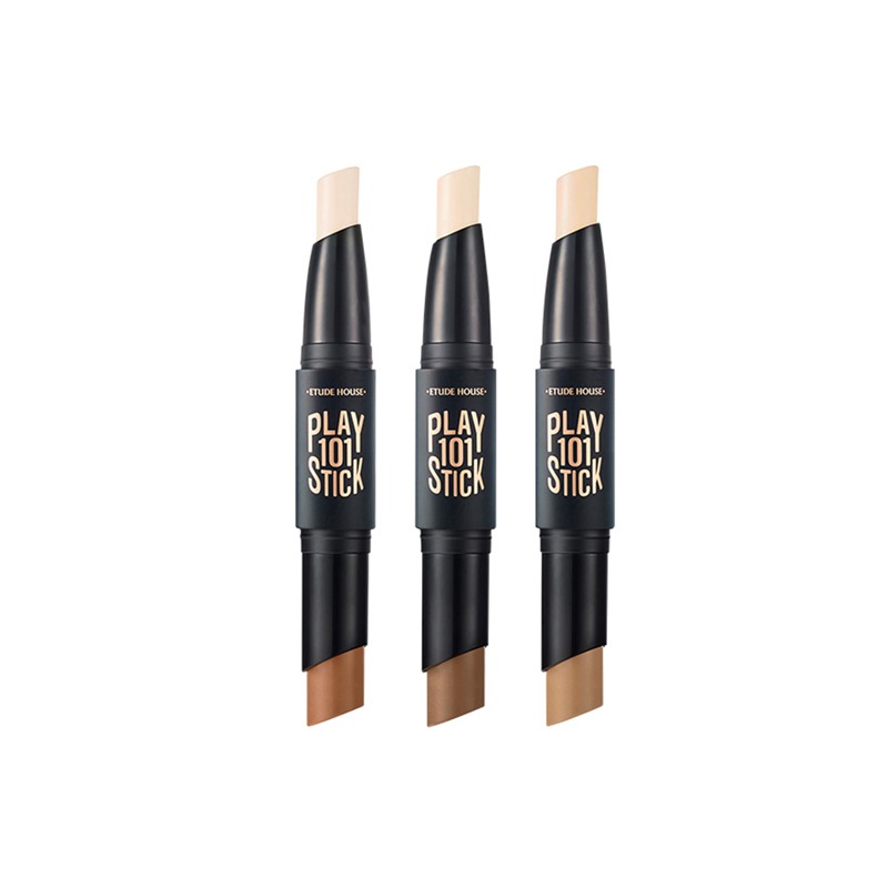 Own label brand, [ETUDE HOUSE] New Play 101 Stick Contour Duo 2g+3.8g 3 Color (Weight : 42g)