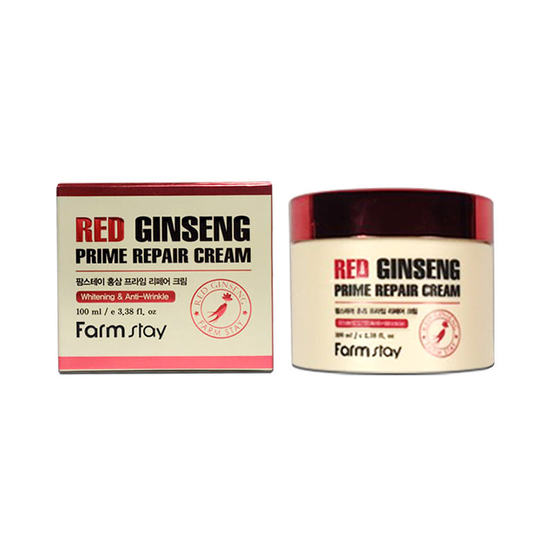 Own label brand, [FARM STAY] Red Ginseng Prime Repair Cream 100ml (Weight : 217g)