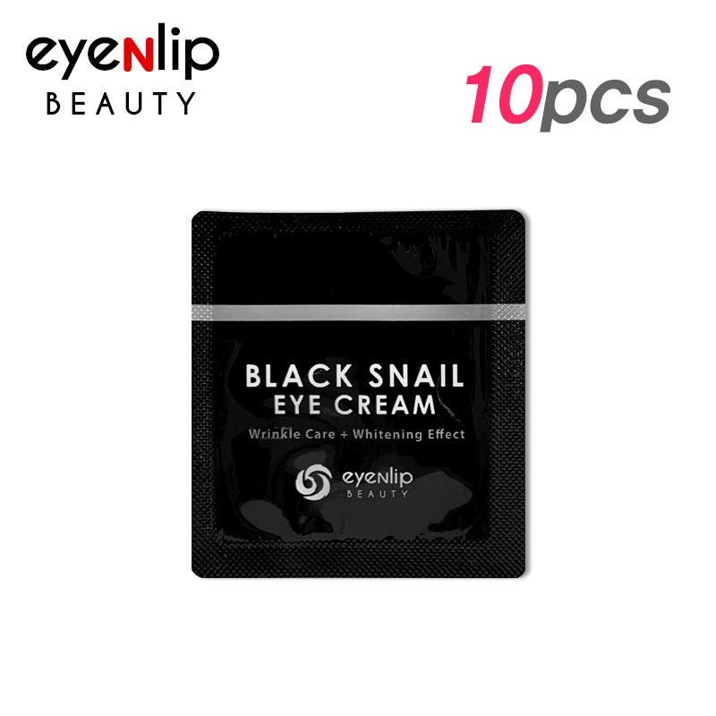 Own label brand, [EYENLIP] Black Snail Eye Cream 1.5ml * 10pcs [Sample] (Weight : 27g)