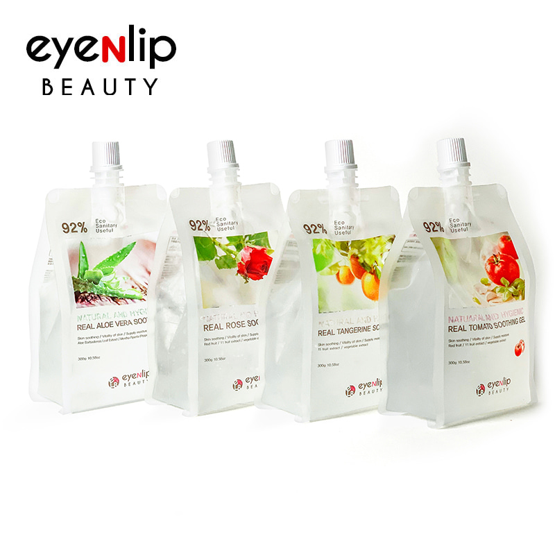 Own label brand, [EYENLIP] 92% Real Soothing Gel 300g 4 Type (Weight : 323g)