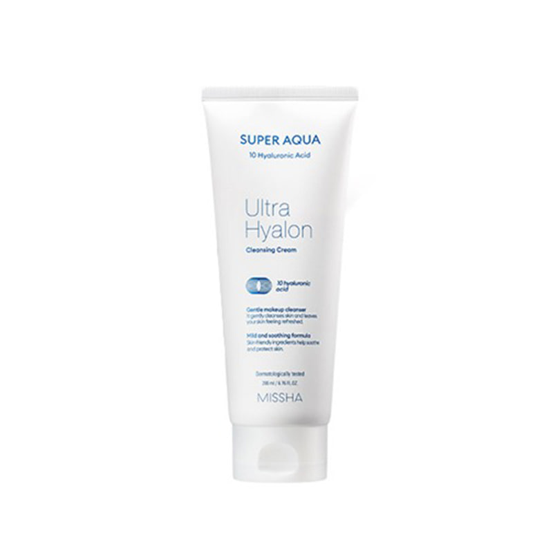 Own label brand, [MISSHA] Super Aqua Ultra Hyalron Cleansing Cream 200ml Free Shipping