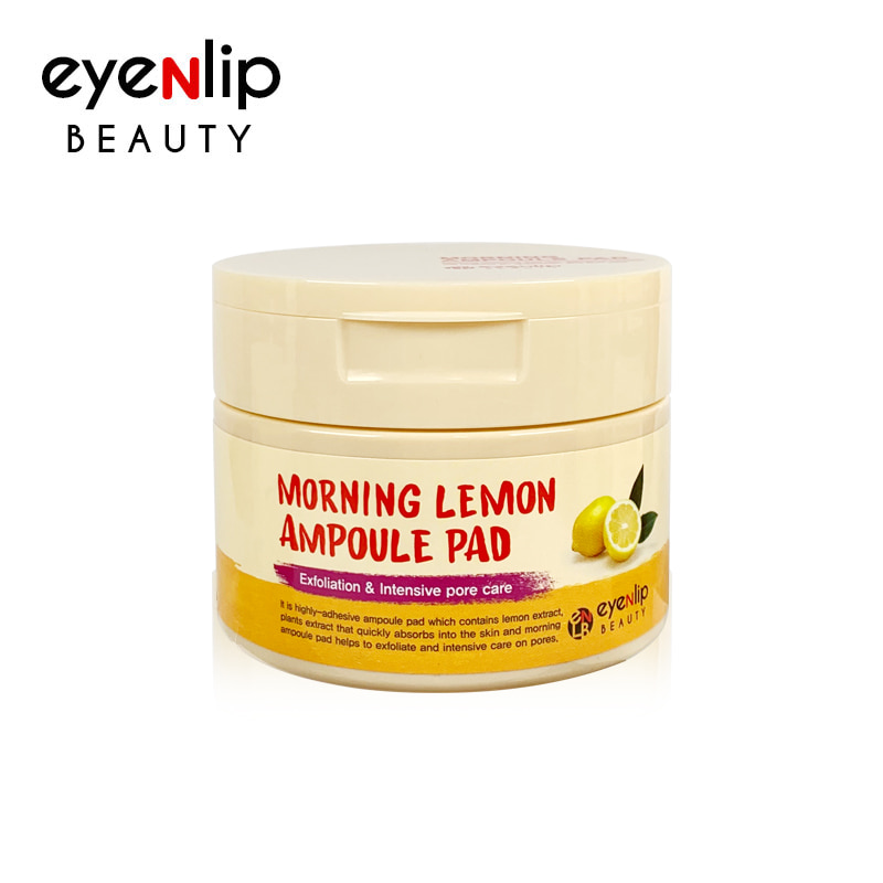 Own label brand, [EYENLIP] Morning Lemon Ampoule Pad 120ml / 100 Pads (Weight : 235g)