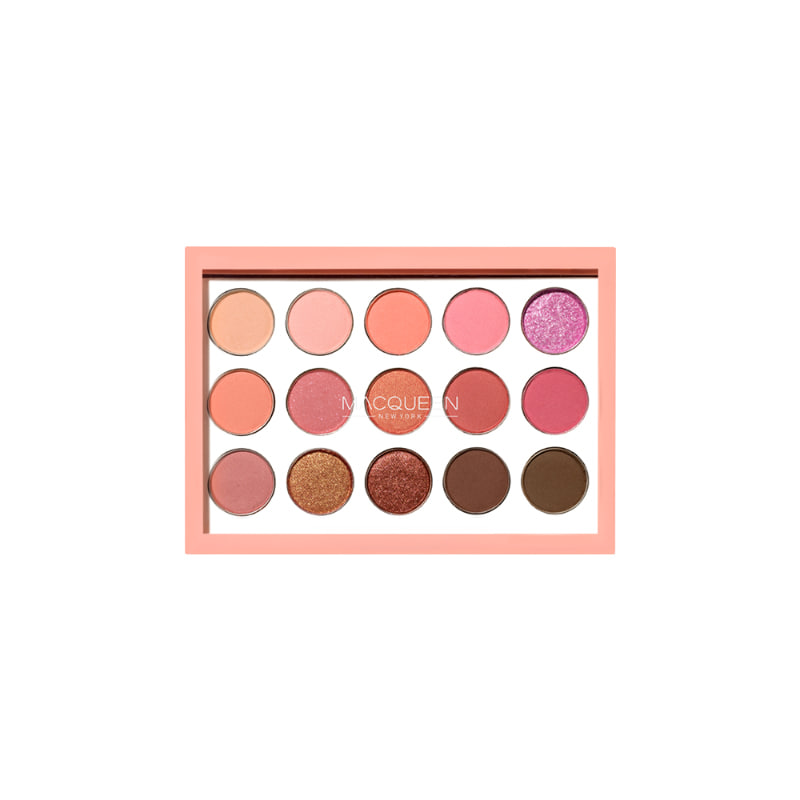 Own label brand, [MACQUEEN NEW YORK] Tone-On-Tone Shadow Palette Coral Edition 7.5g Free Shipping