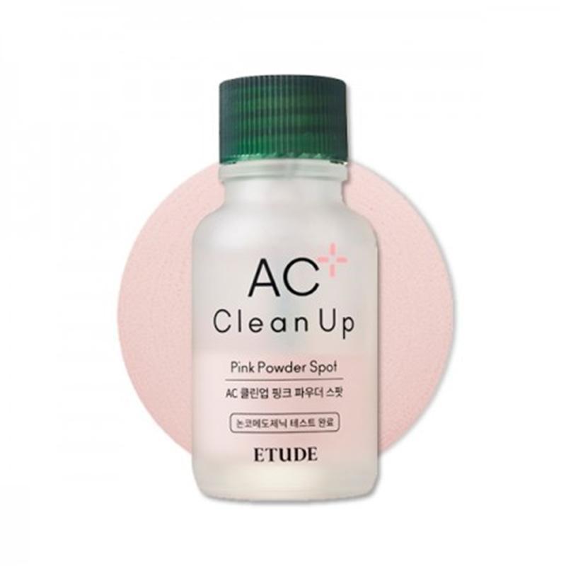 Own label brand, [ETUDE HOUSE] AC Clean Up Pink Powder Spot 15ml (Weight : 82g)
