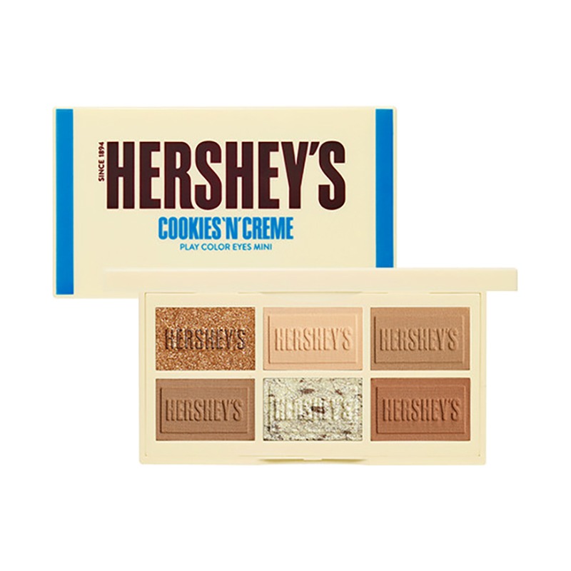 Own label brand, [ETUDE HOUSE] Play Color Eyes Mini HERSHEY&#039;S #Cookie &amp; Cream 0.8g * 6color (Weight : 63g)