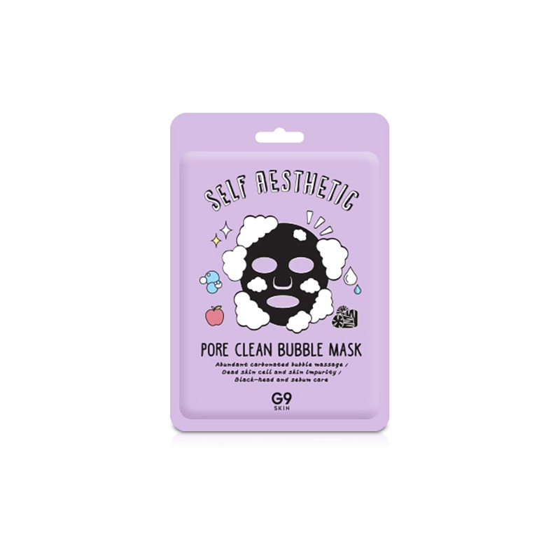 Own label brand, [G9SKIN] Self Aesthetic Pore Clean Bubble Mask 23ml (Weight : 33g)
