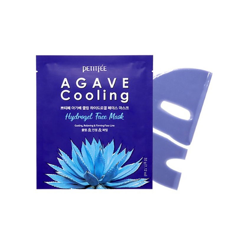 Own label brand, [PETITFEE] Agave Cooling Face Mask 32g * 1pcs (Weight : 55g)