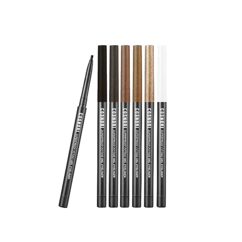 Own label brand, [COSNORI] Super Proof Fitting Gel Eye Liner 0.13g 6 Color (Weight : 7g)