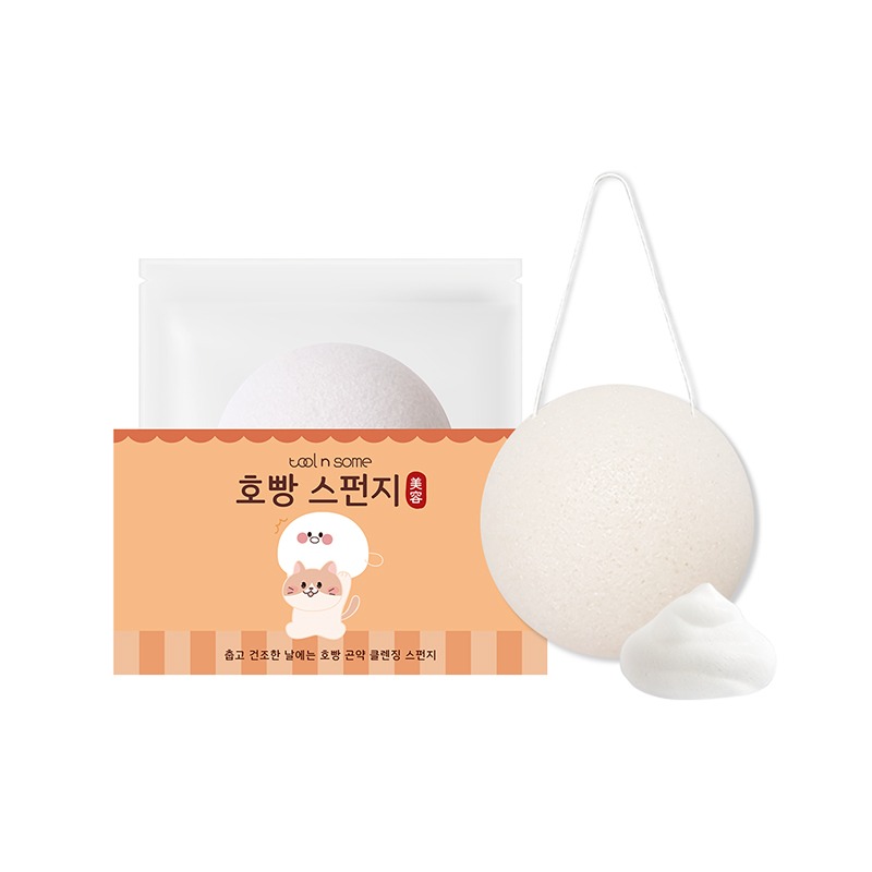Own label brand, [TOOL N SOME] Konjac Cleansing Sponge  (Weight : 14g)