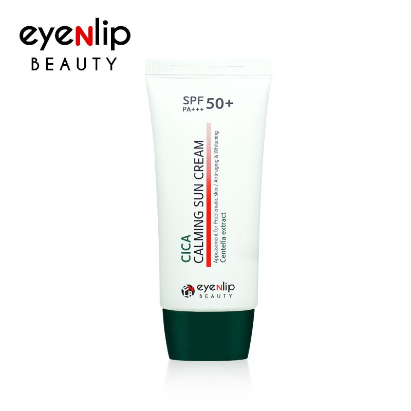 Own label brand, [EYENLIP] Cica Calming Sun Cream (SPF50+/PA+++) 50ml (Weight : 74g)