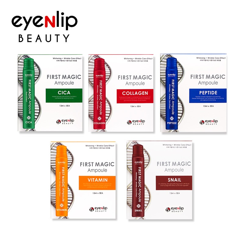 Own label brand, [EYENLIP] First Magic Ampoule 13ml * 5pcs (1BOX) Pride Of Product&#039;s Quality 5 Type  (Weight : 110g)
