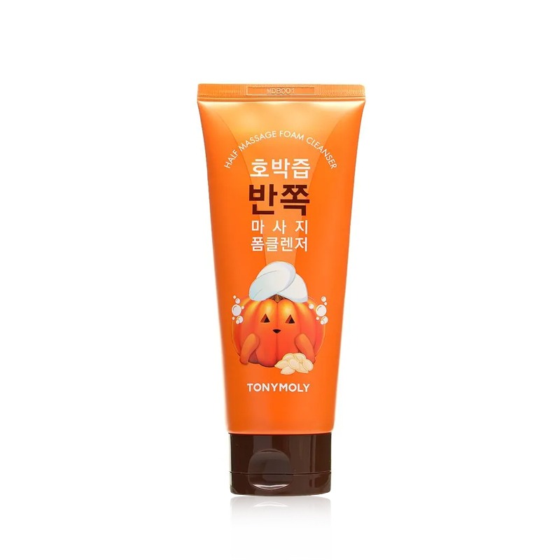 Own label brand, [TONYMOLY] Pumpkin Juice Half Massage Foam Cleanser 120ml (Weight : 152g)