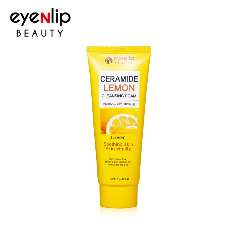 Own label brand, [EYENLIP] Ceramide Lemon Cleansing Foam 100ml (Weight : 133g)