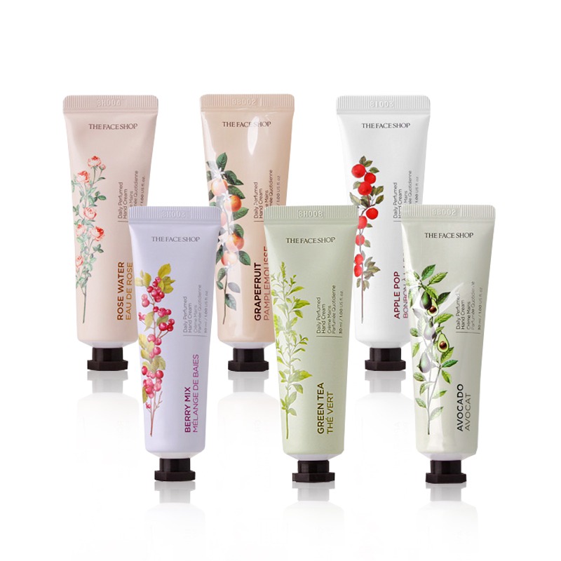 Own label brand, [THE FACE SHOP] Daily Perfumed hand Cream 30ml 6 Type (Weight : 39g)