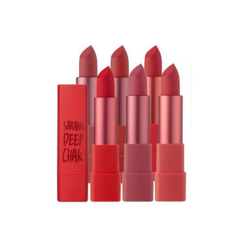 Own label brand, [MACQUEEN NEW YORK] Air Deep Kiss Lipstick 3.5g 6 Color (Weight : 30g)