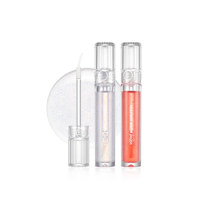 Own label brand, [ROM&amp;ND] Glasting Water Gloss 4.5g 2 Colors (Weight : 41g)