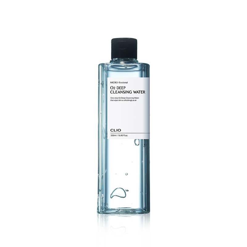 Own label brand, [CLIO] Micro-Fessional O2 Deep Cleansing Water 500ml (Weight : 614g)