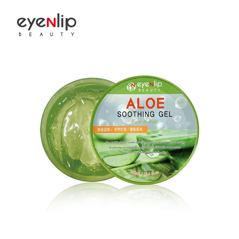 Own label brand, [EYENLIP] Aloe Soothing Gel 300ml (Weight : 380g)