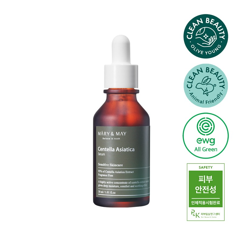 Own label brand, [MARY&amp;MAY] Centella Asiatica Serum 30ml (Weight : 121g)
