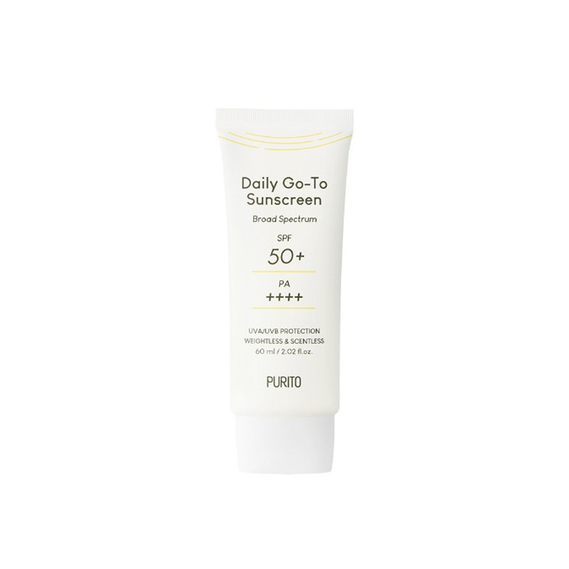 Own label brand, [PURITO] Daily Go-To Sunscreen (SPF50+/PA++++) 60ml (Weight : 85g)