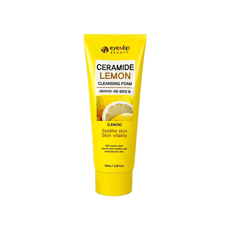 Own label brand, [EYENLIP] Ceramide Lemon Cleansing Foam 100ml (Weight : 133g)